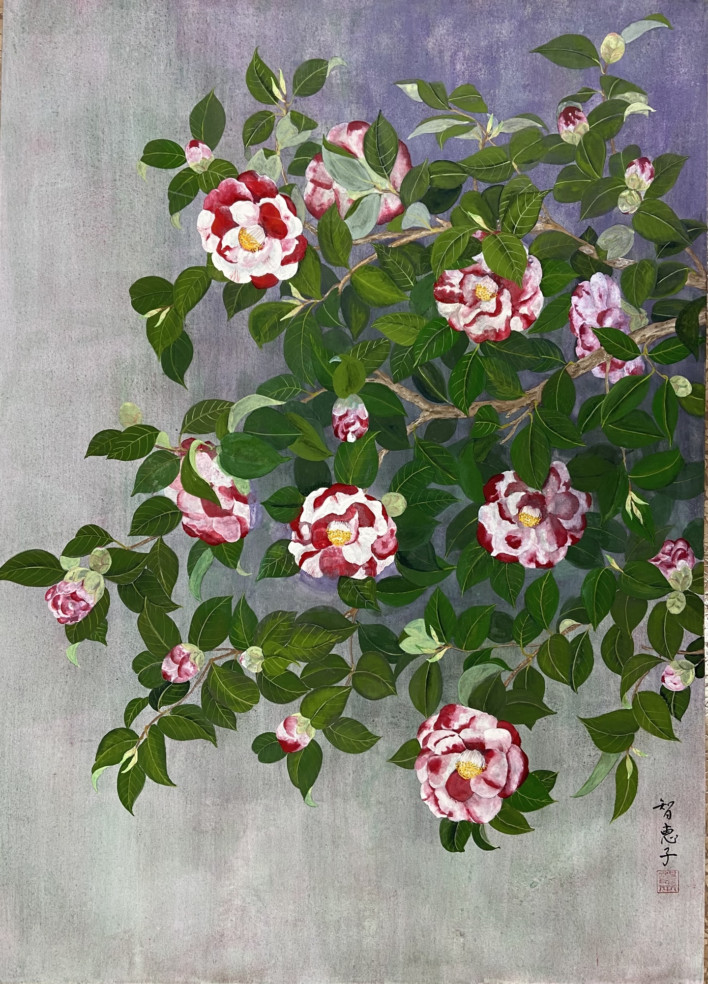 寒椿を展示中です。