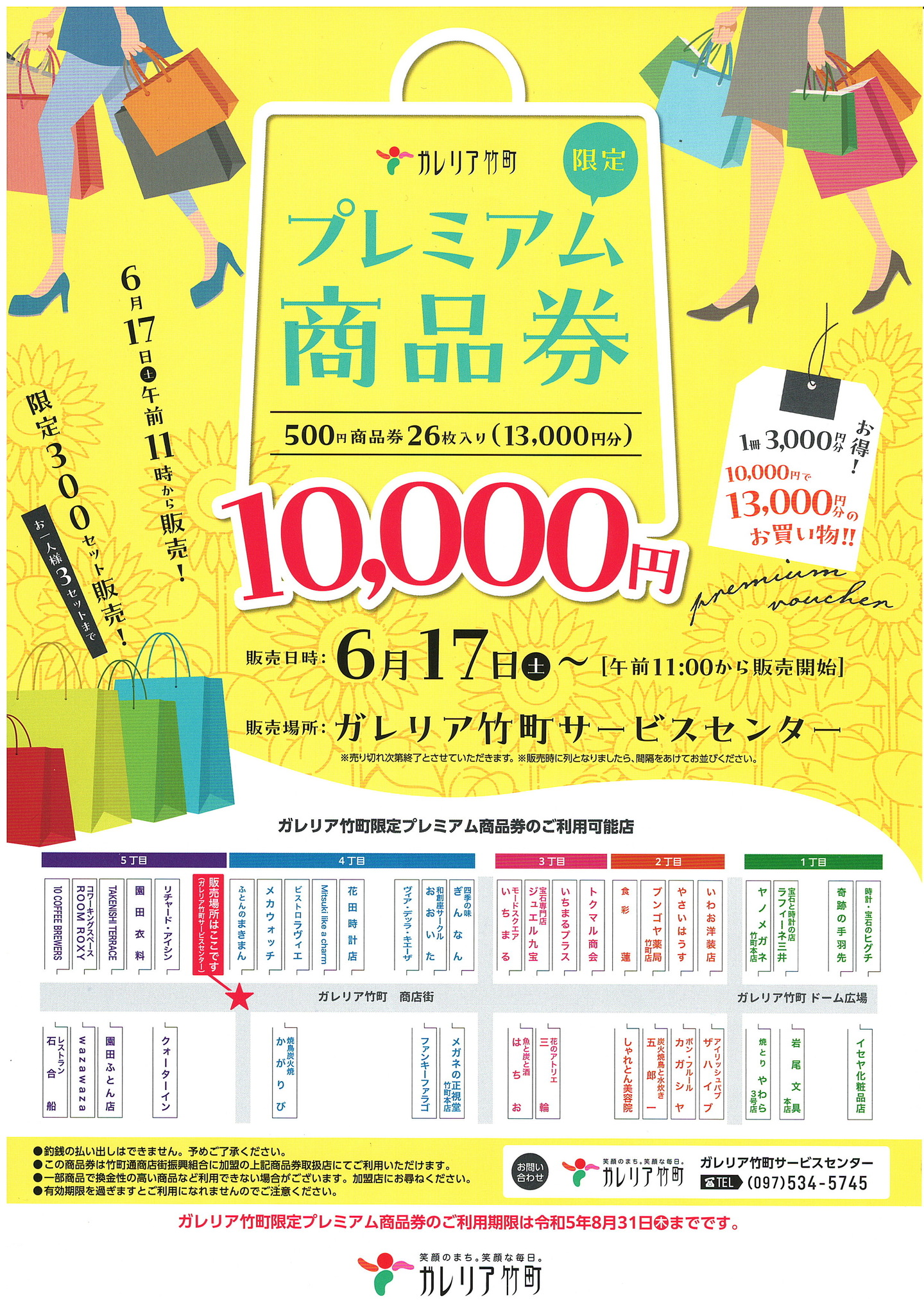 竹町プレミアム商品券